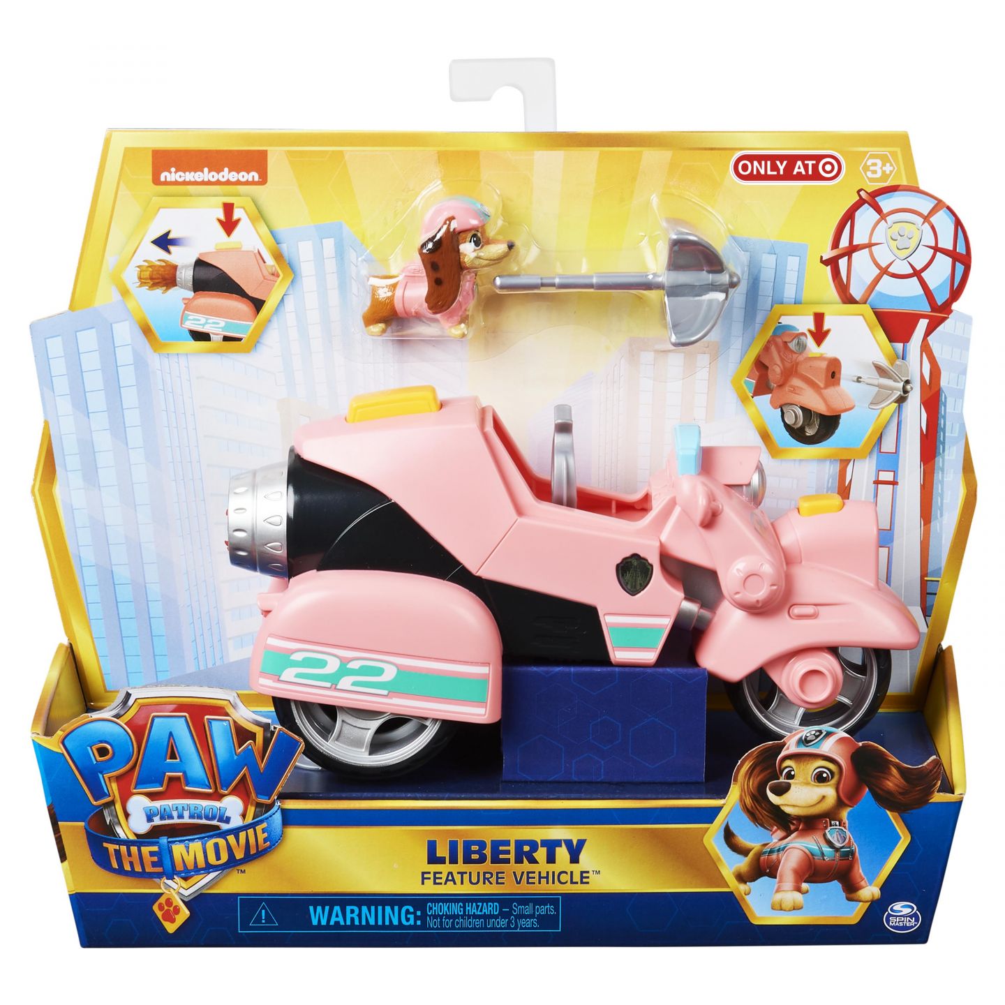 PAW Film Liberty's Scooter met verzamelbaar actiefiguur