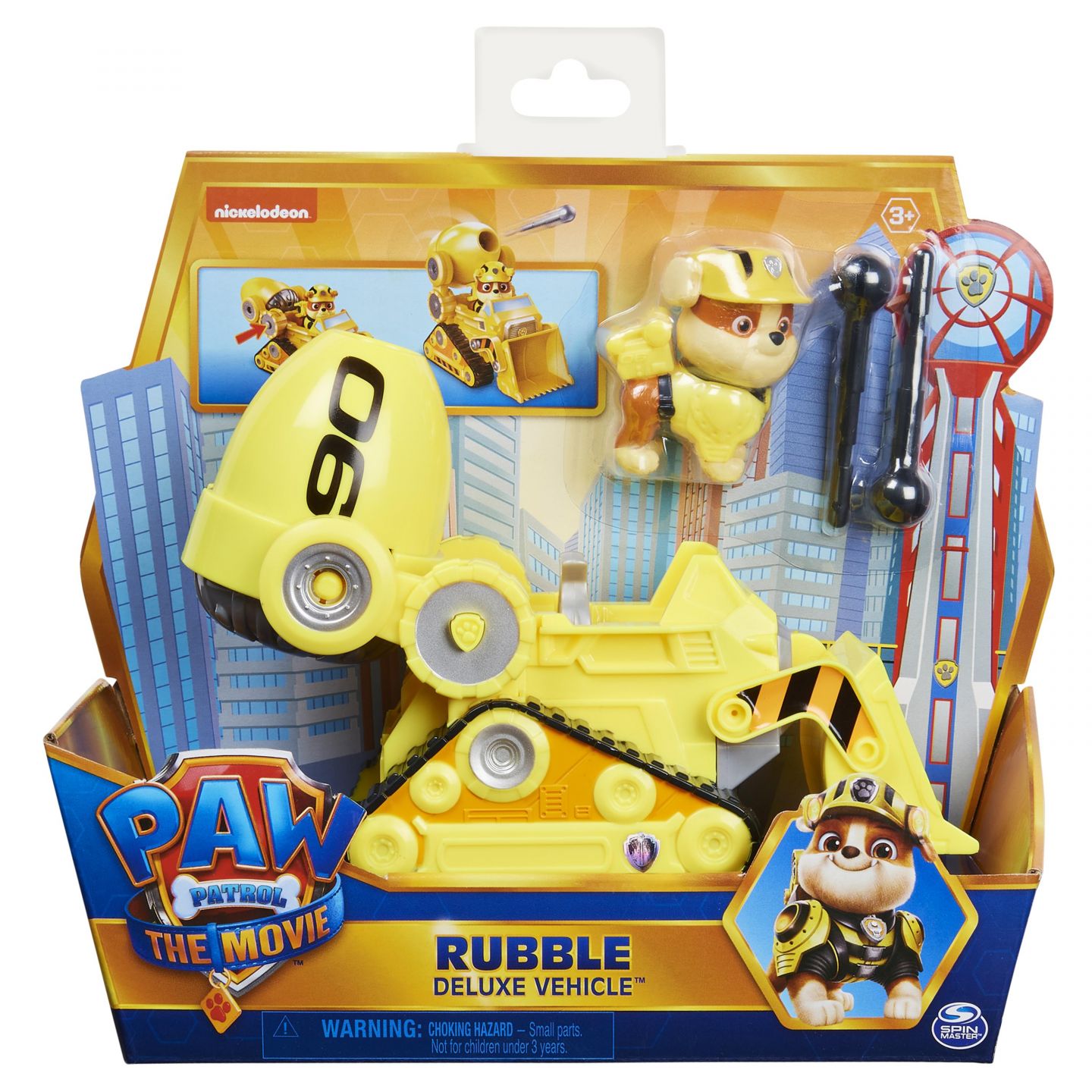 PAW Patrol De Film, Rubble's Deluxe voertuig met verzamelfiguur