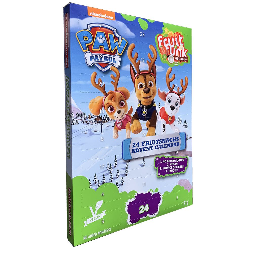 PAW Patrol Adventkalender Fruitfunk PAW Patrol Adventkalender Fruitfunk