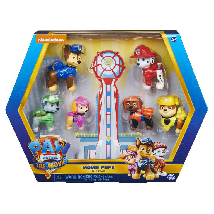 PAW Patrol De Film, Pups Cadeauset met 6 verzamelfiguren