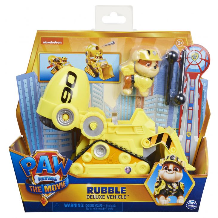 PAW Patrol De Film, Rubble's Deluxe voertuig met verzamelfiguur