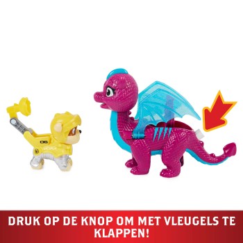 PAW Patrol Rescue Knights - Actiefigurenset met Chase en Draak Draco