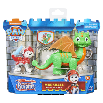 PAW Patrol Rescue Knights - Actiefigurenset met Chase en Draak Draco